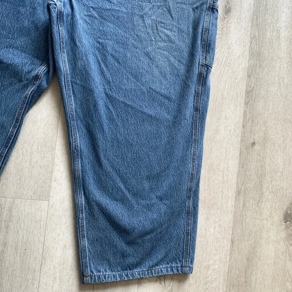 Carhartt Men's 48x30 Dark Blue Washed‎ Denim Carpenter Jeans